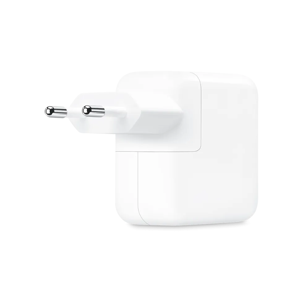 Apple lichtnetadapter van 35W met twee USB-C poorten