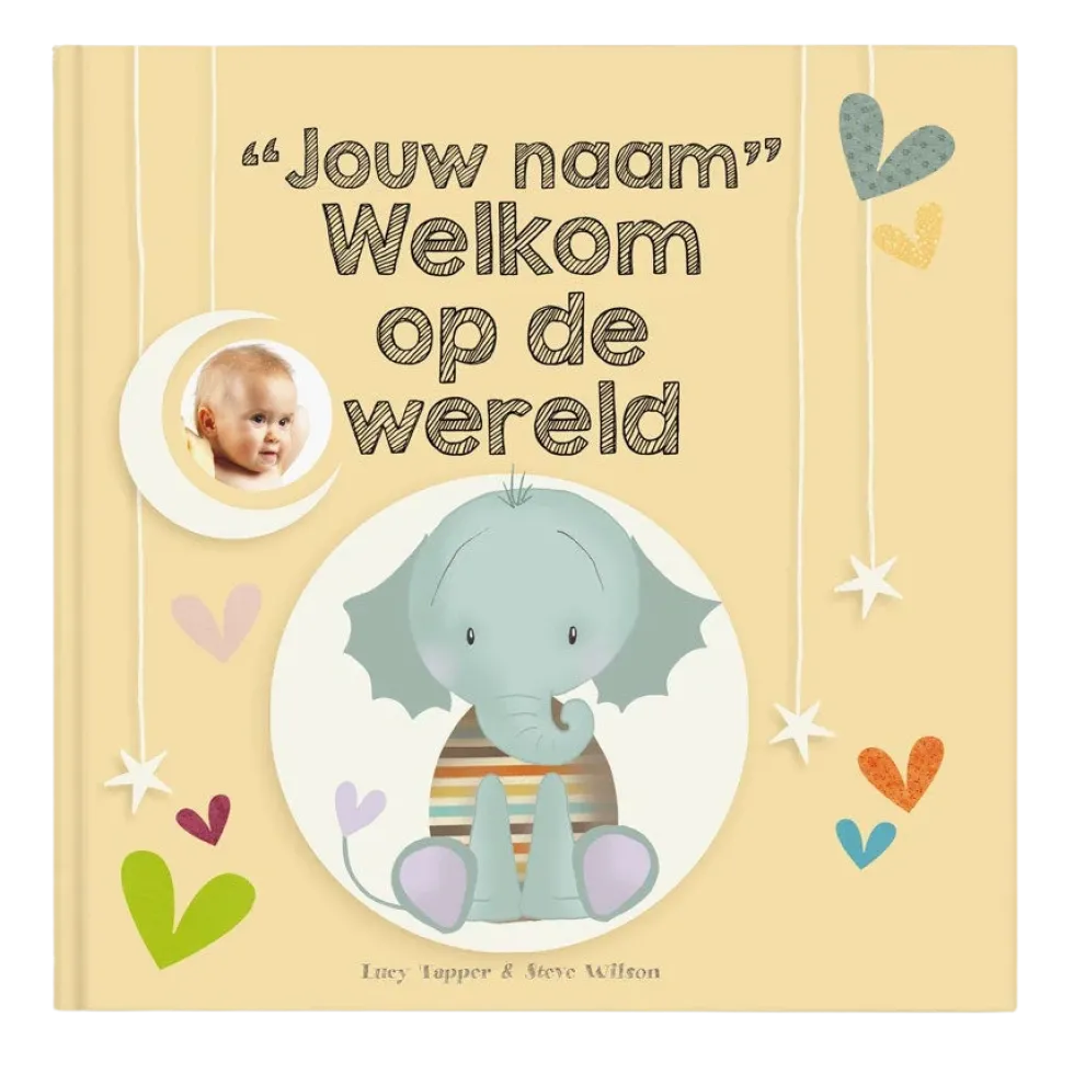 Babyboek "Welkom op de wereld" personaliseren