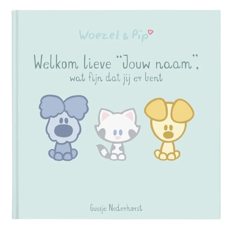 Babyboek Woezel en Pip personaliseren