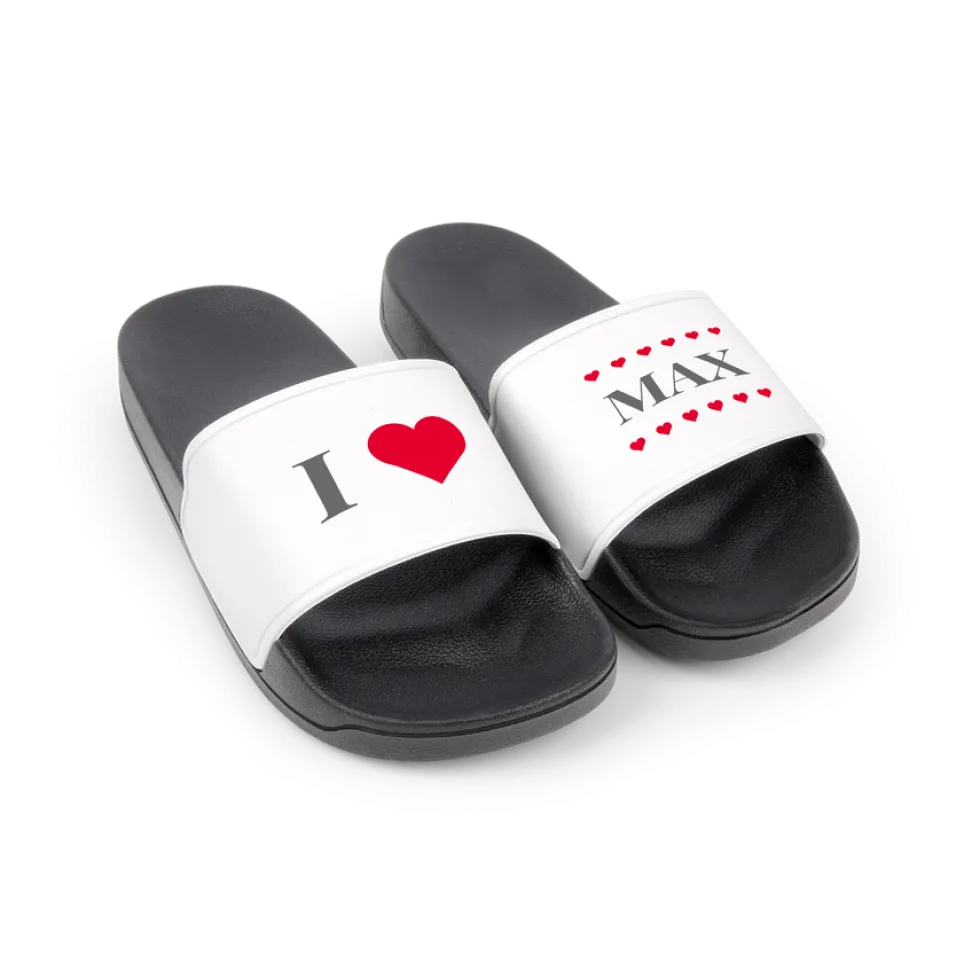 Badslippers personaliseren