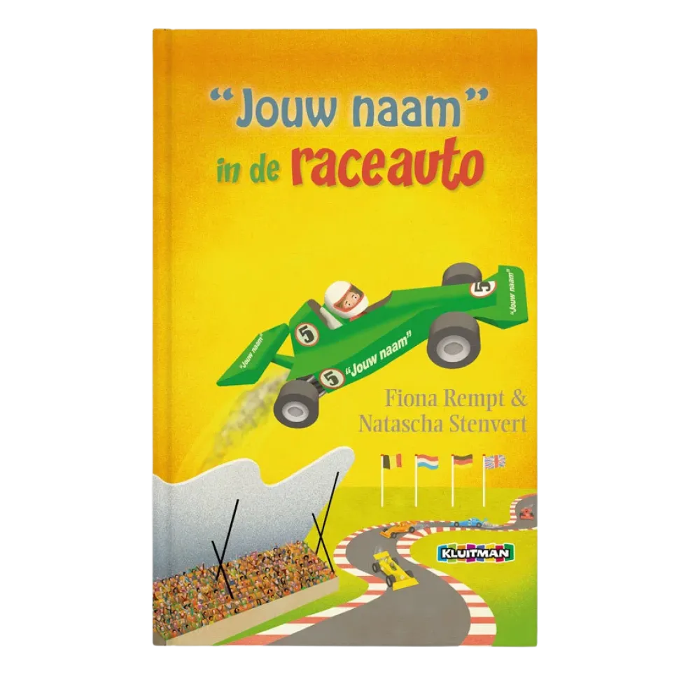 Boek "Daan in de raceauto" personaliseren