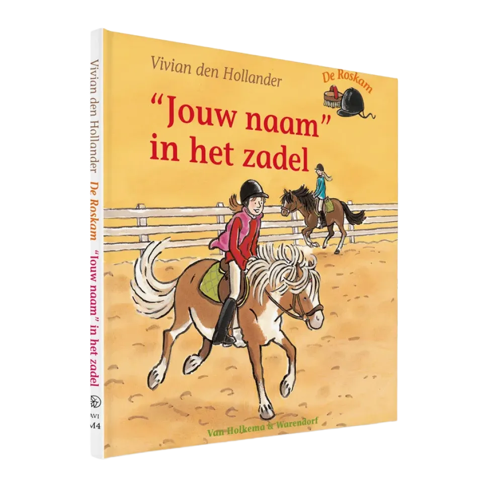 Boek "In het zadel" personaliseren