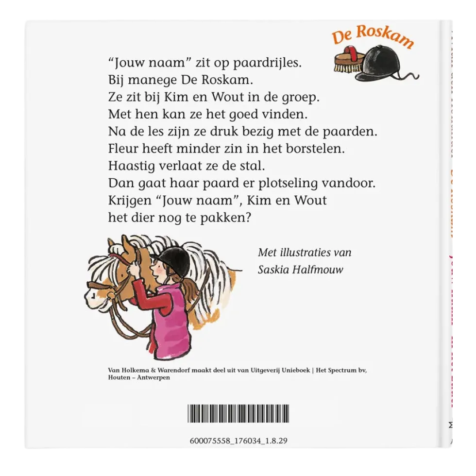 Boek "In het zadel" personaliseren