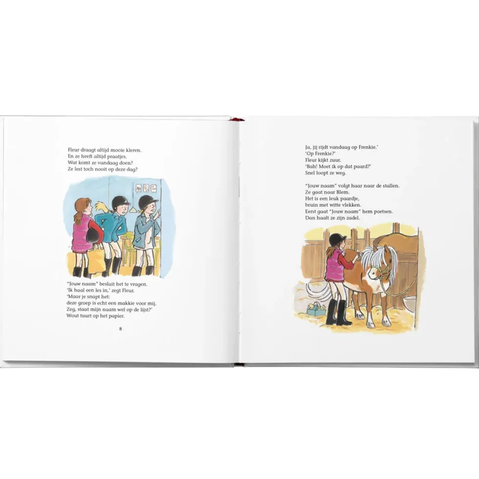 Boek "In het zadel" personaliseren