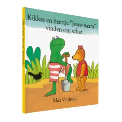 Boek "Kikker en beertje vinden een schat" personaliseren