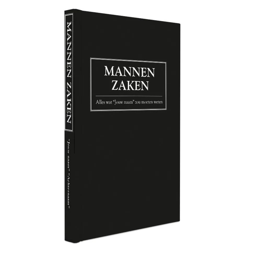 Boek "Mannenzaken" personaliseren