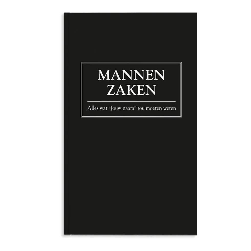 Boek "Mannenzaken" personaliseren