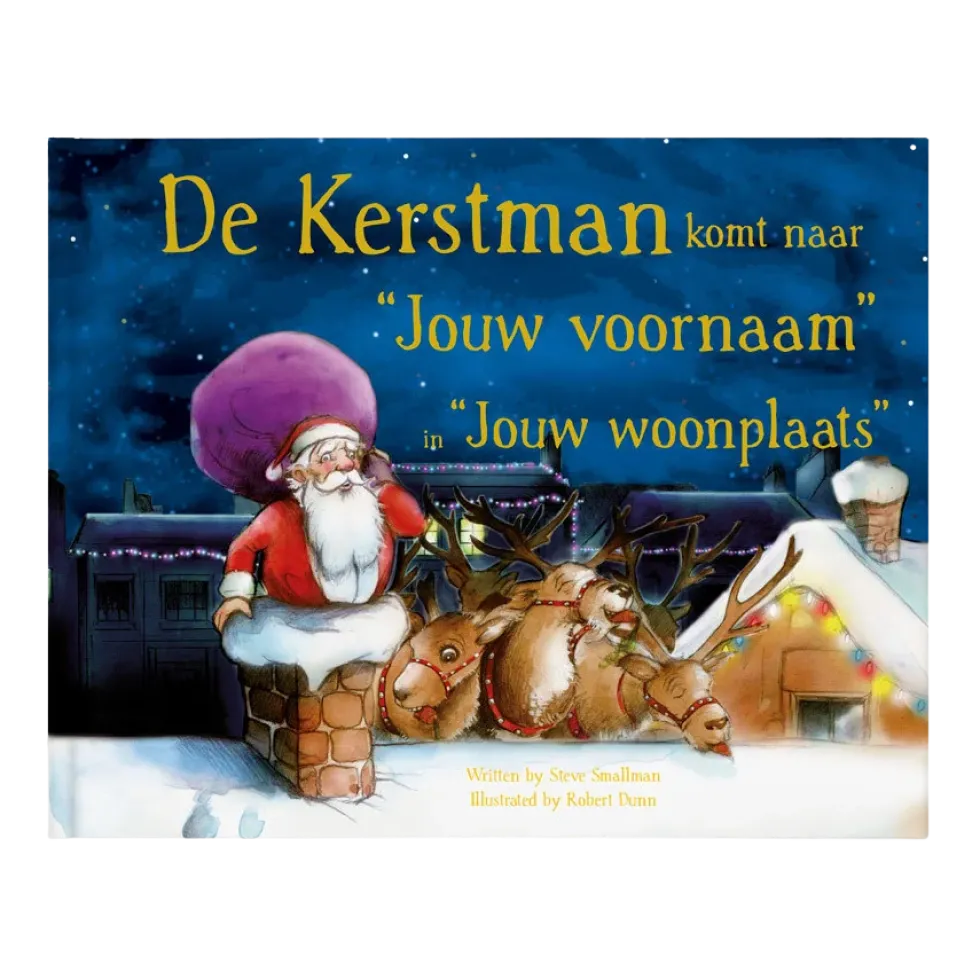 Boek met naam - De kerstman komt