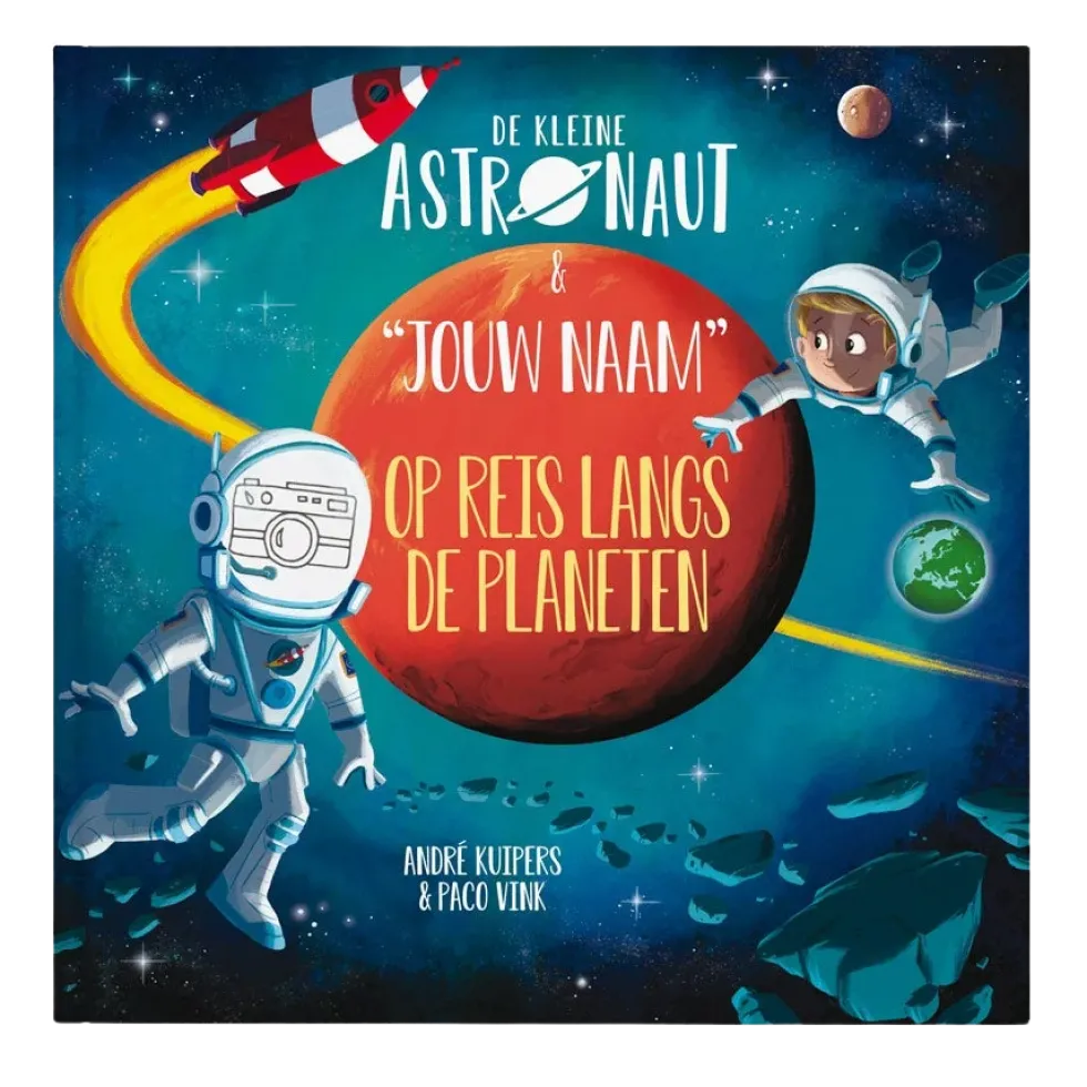 Boek met naam - De kleine astronaut