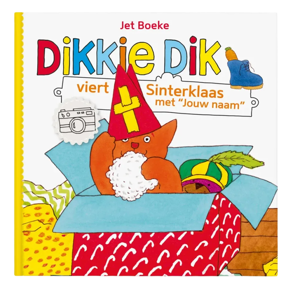 Boek met naam - Dikkie Dik - Viert Sinterklaas