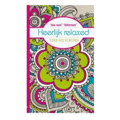 Boek met naam - Kleurboek voor volwassenen - Heerlijk relaxed