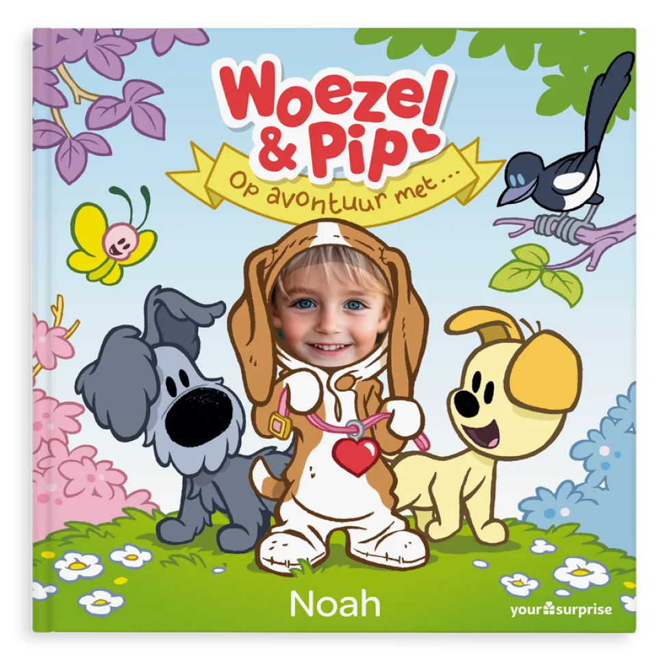 Boek met naam - Woezel en Pip boek - Op avontuur met