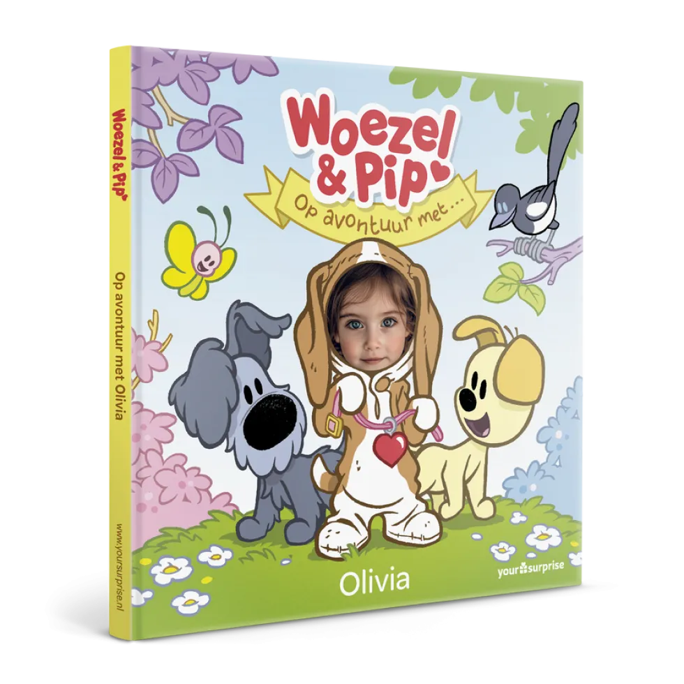 Boek met naam - Woezel en Pip boek - Op avontuur met