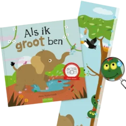 Boek met naam XXL - Als ik groot ben - Incl. groeiposter