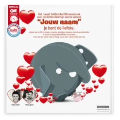 Boek met naam XXL - Ollimania - Je bent mijn Valentijn/Liefste