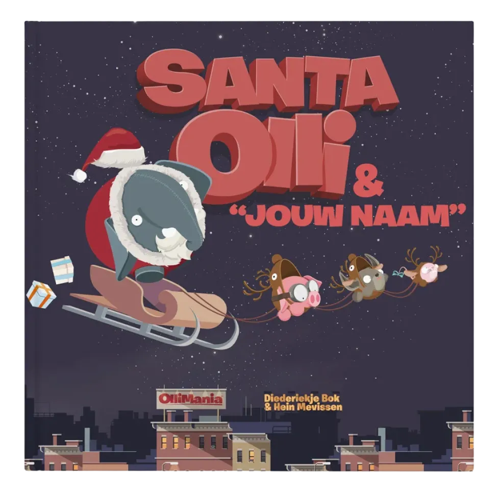 Boek met naam XXL - Ollimania - Santa Olli