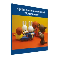 Boek "nijntje maakt muziek" personaliseren