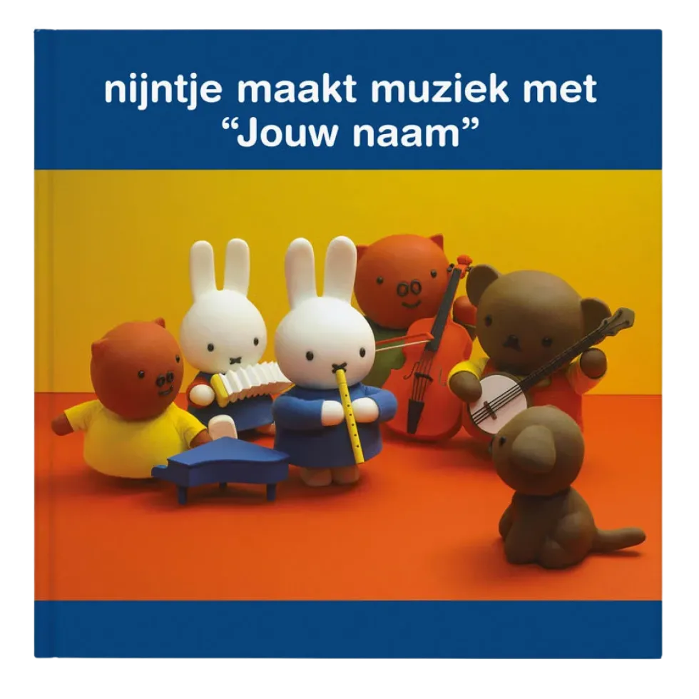 Boek "nijntje maakt muziek" personaliseren