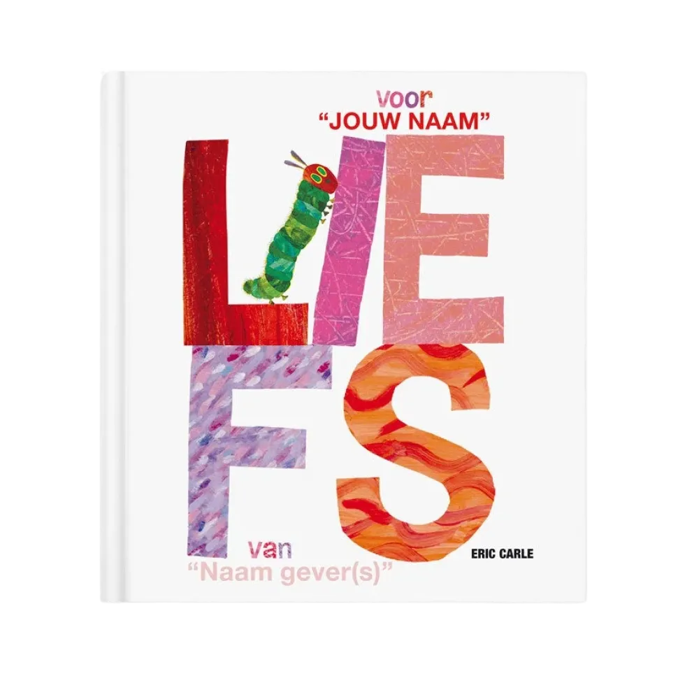 Boek "Rupsje Nooitgenoeg - Liefs" personaliseren