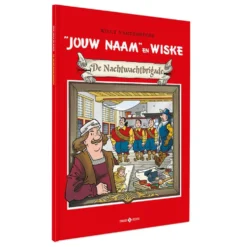 Boek Suske & Wiske "De nachtwachtbrigade" met naam