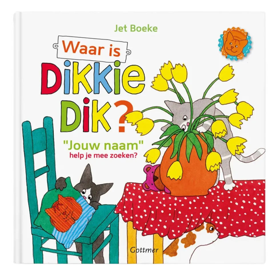 Boek "Waar is Dikkie Dik?" personaliseren