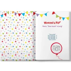 Boek "Woezel en Pip is jarig!" personaliseren