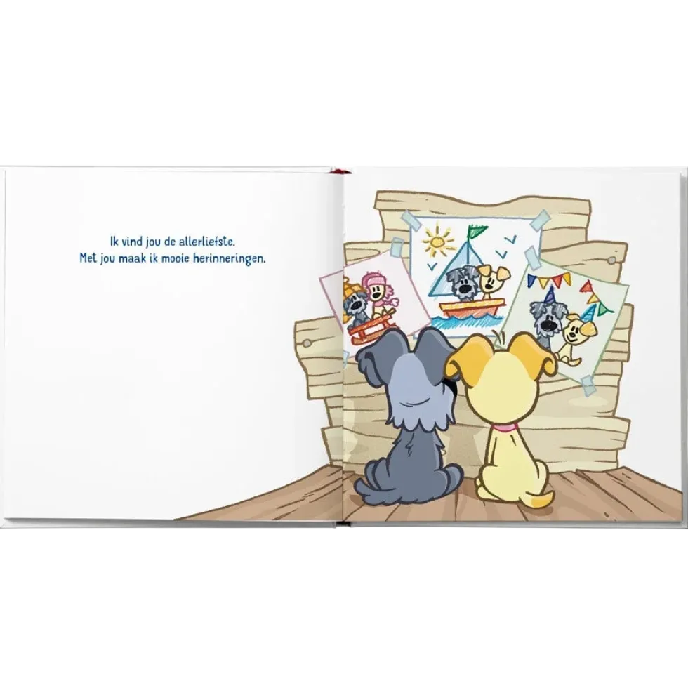 Boek "Woezel & Pip - Jij bent de allerliefste" met naam