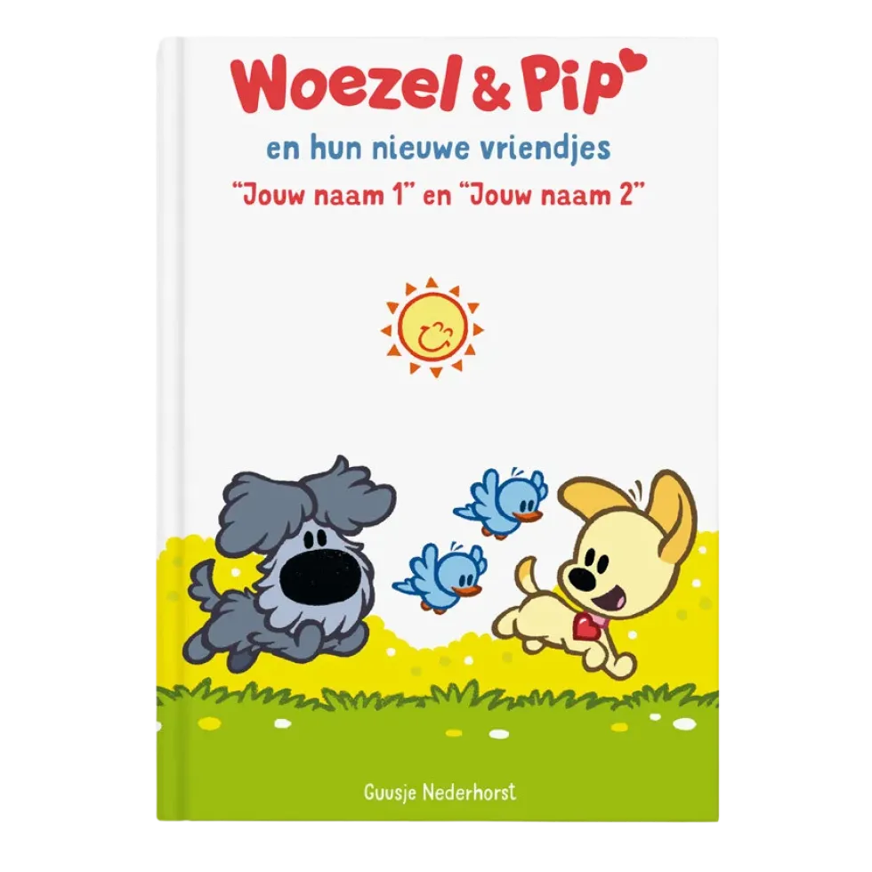 Boek Woezel & Pip tweelingeditie met naam