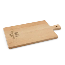 Borrelpakket met gegraveerde houten serveerplank