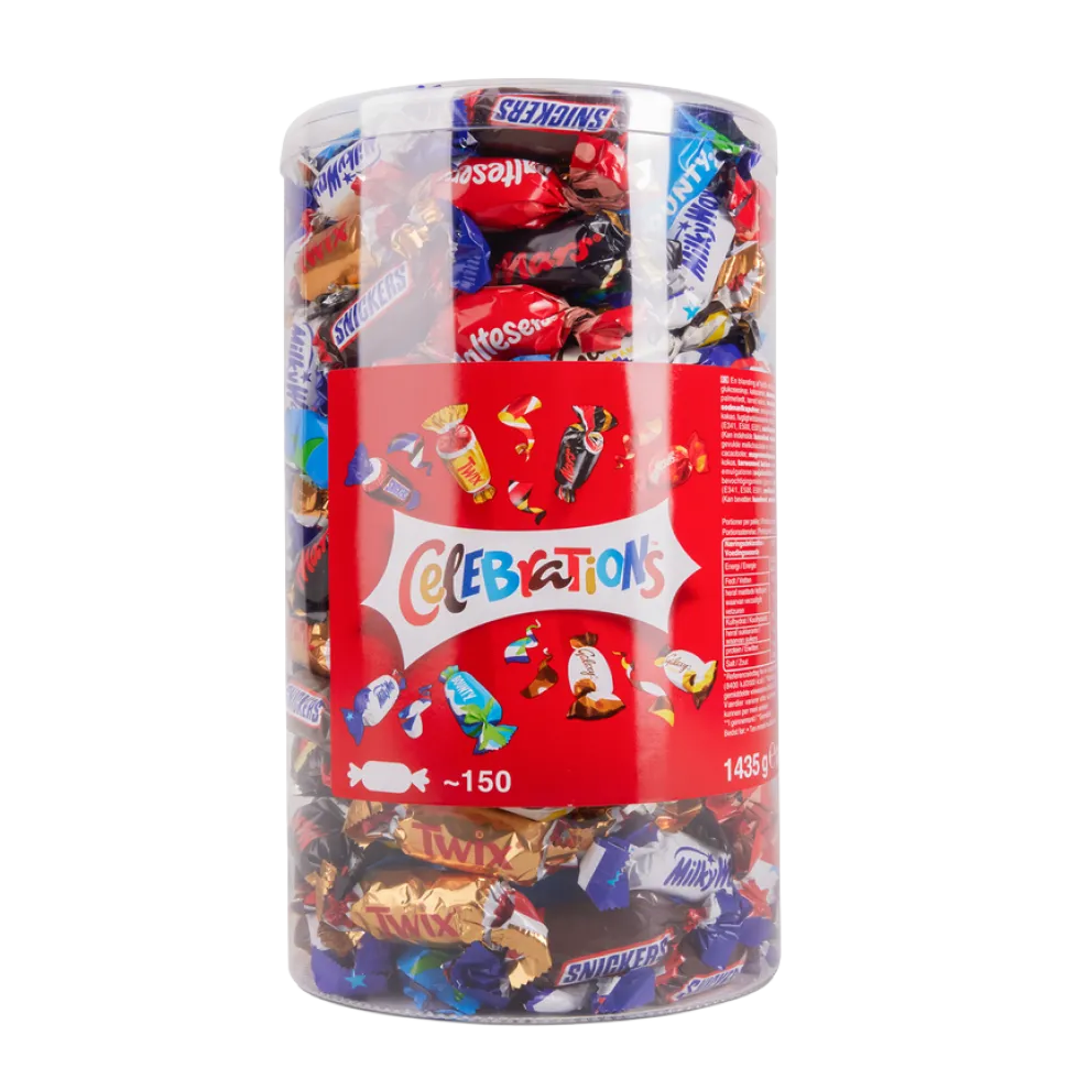 Celebrations tube met naam en foto