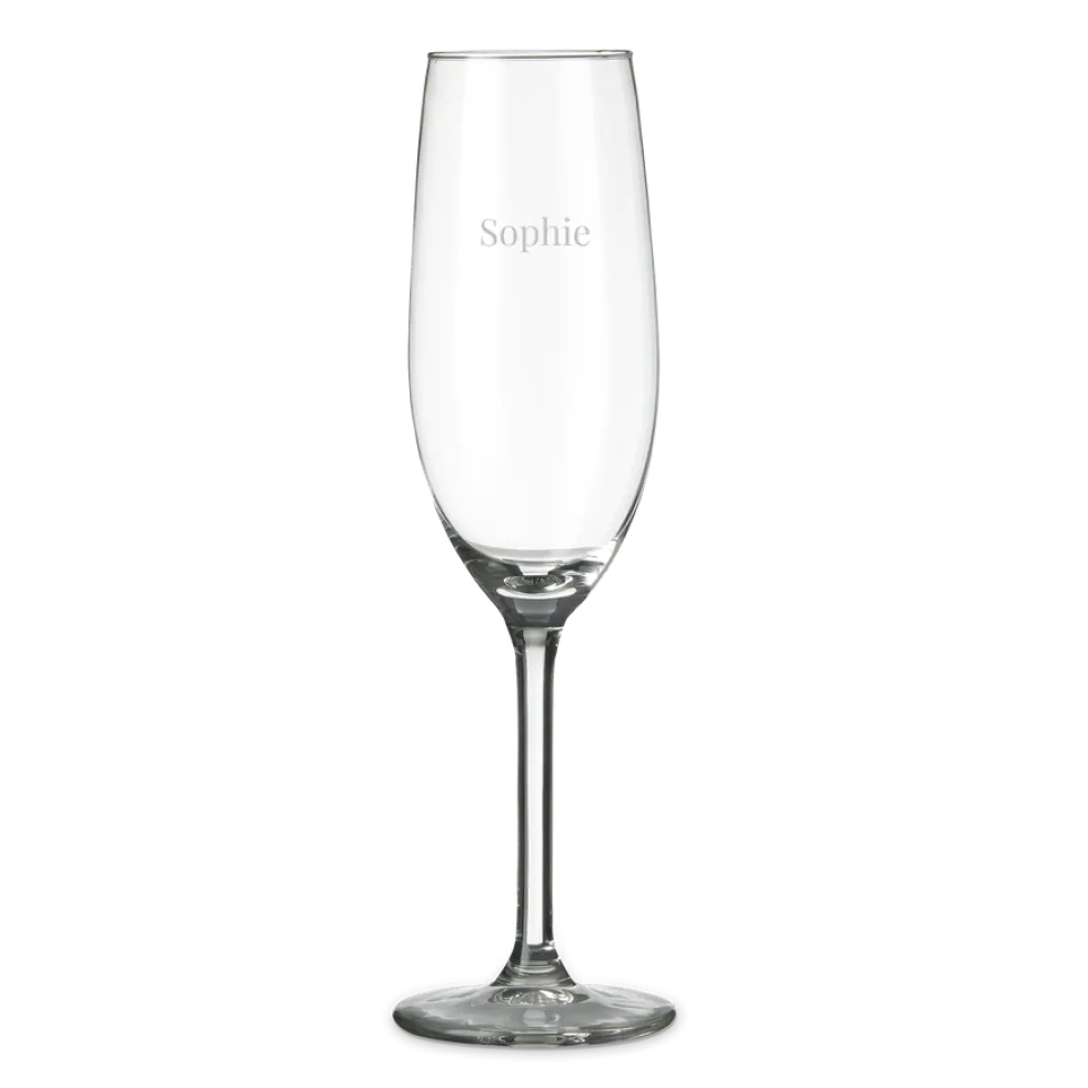 Champagneglas graveren
