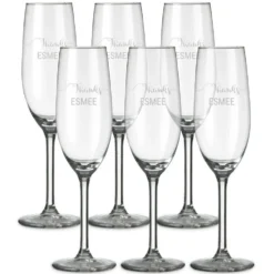 Champagneglas graveren