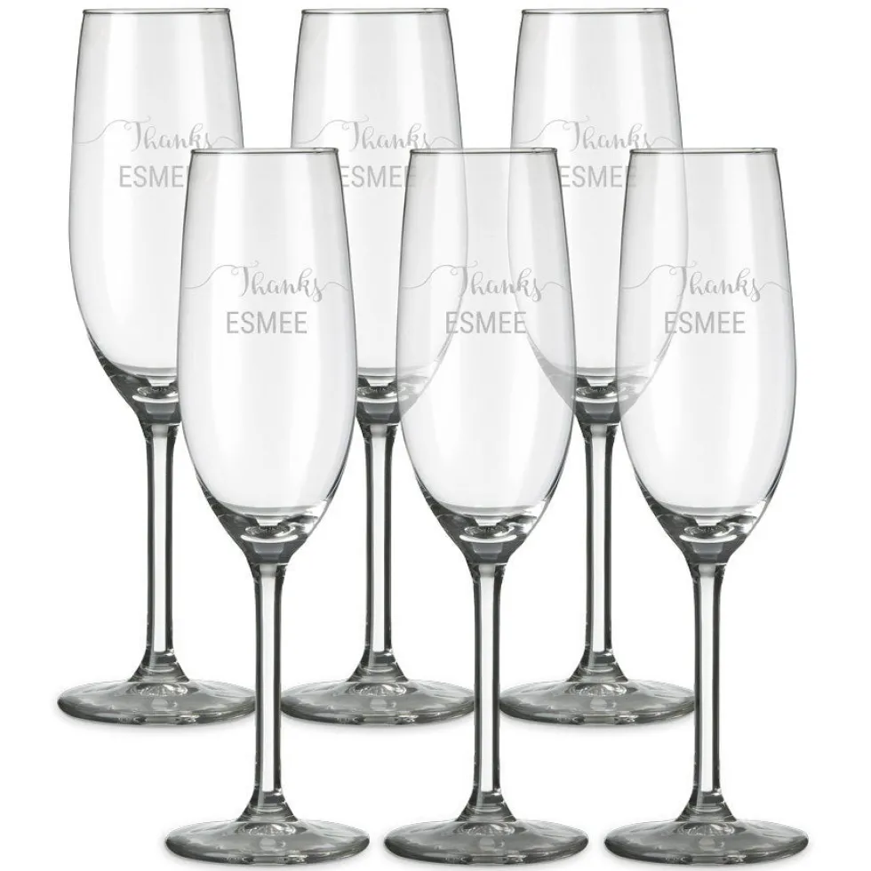 Champagneglas graveren