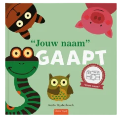 Flapjesboek met naam XXL - Iedereen gaapt