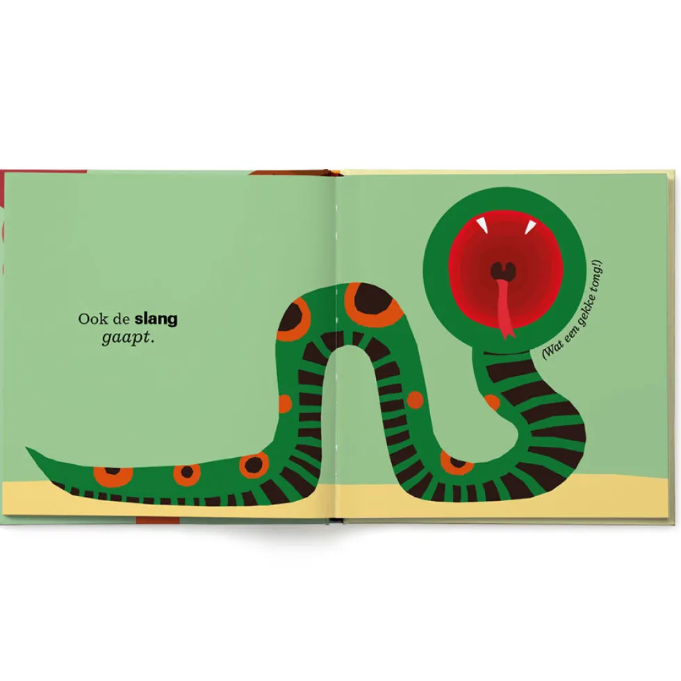 Flapjesboek met naam XXL - Iedereen gaapt
