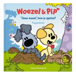 Flapjesboek met naam XXL - Woezel en Pip - Verstoppertje
