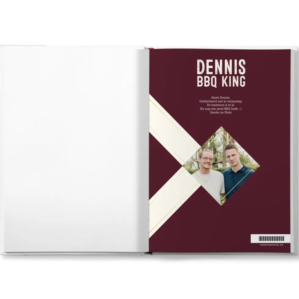 Gepersonaliseerd barbecue kookboek