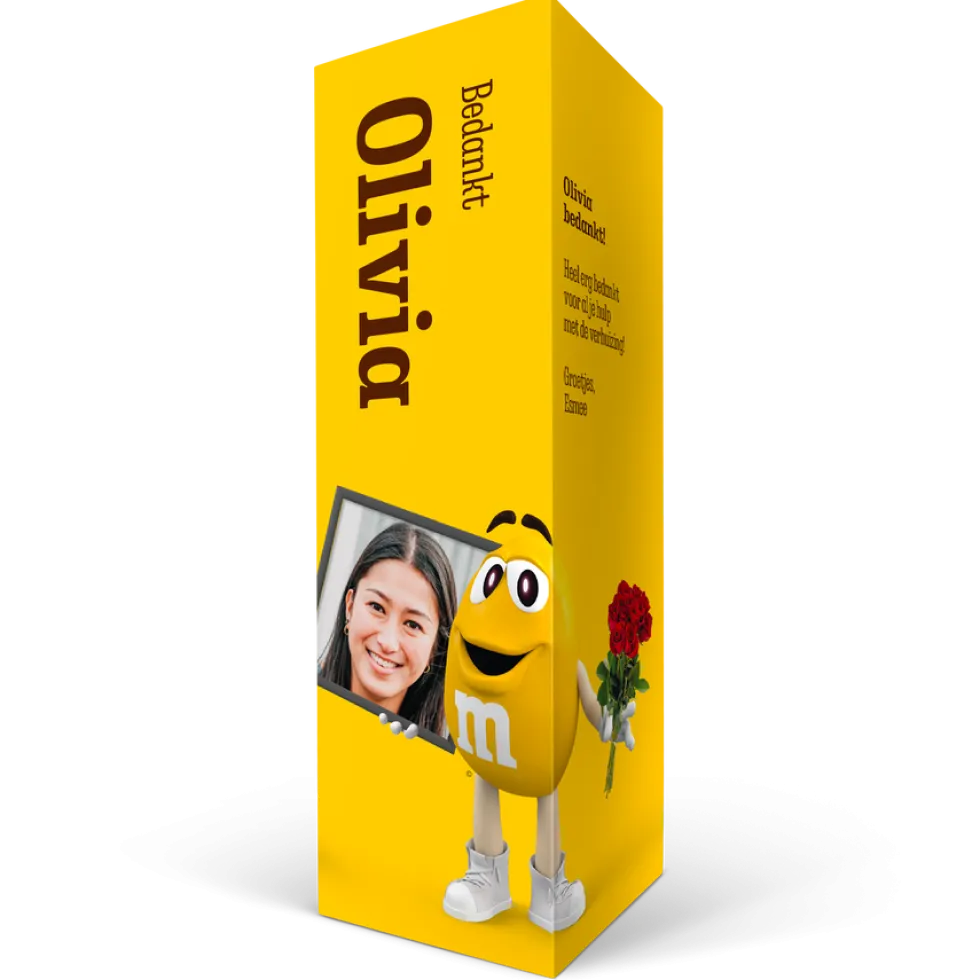 Gepersonaliseerd M&M's cadeaupakket