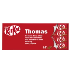 Giant KitKat met naam en foto