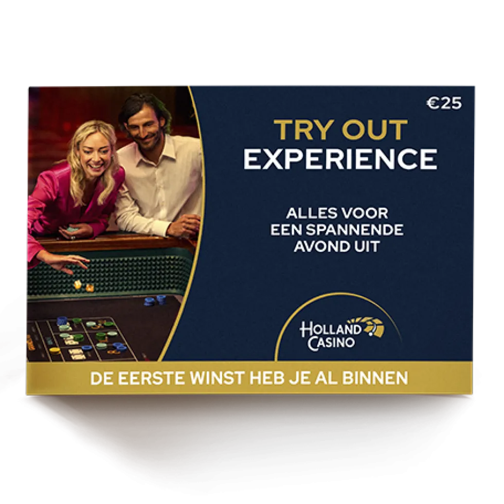 €25,- Holland Casino Try Out Experience