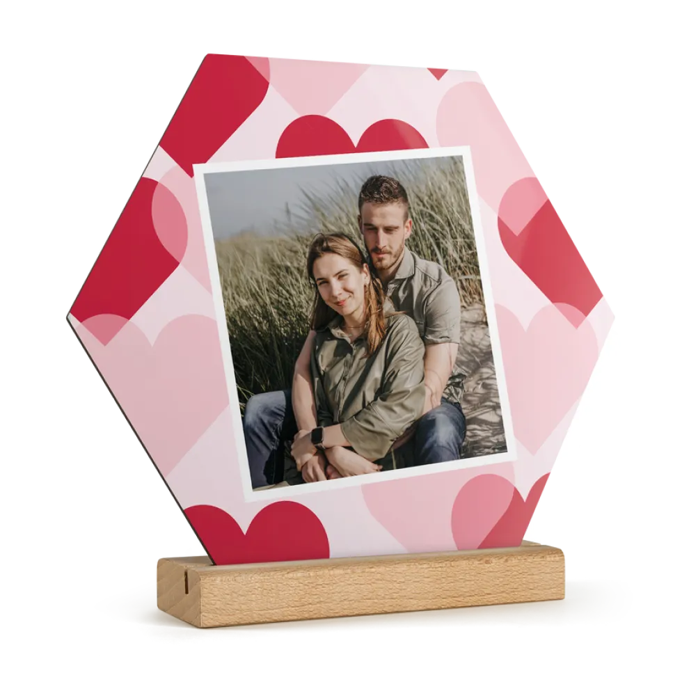Houten fototegel personaliseren