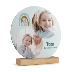 Houten fototegel personaliseren