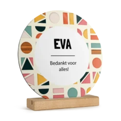 Houten fototegel personaliseren