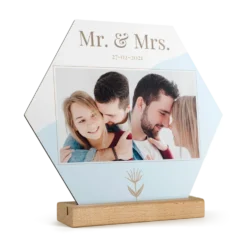 Houten fototegel personaliseren