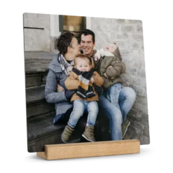 Houten fototegel personaliseren