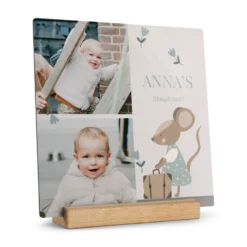 Houten fototegel personaliseren