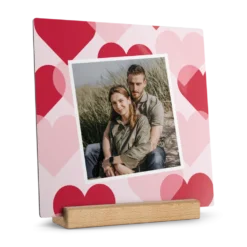 Houten fototegel personaliseren