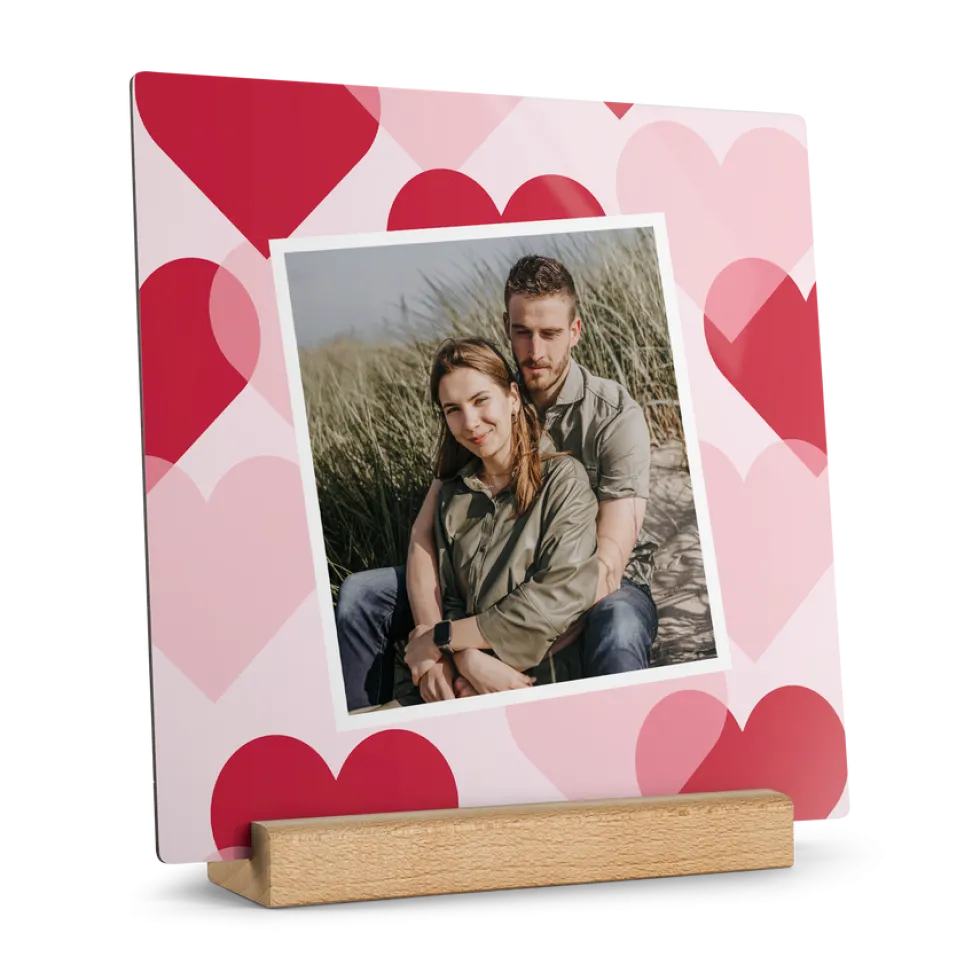 Houten fototegel personaliseren