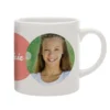 Kleine mok espresso met foto