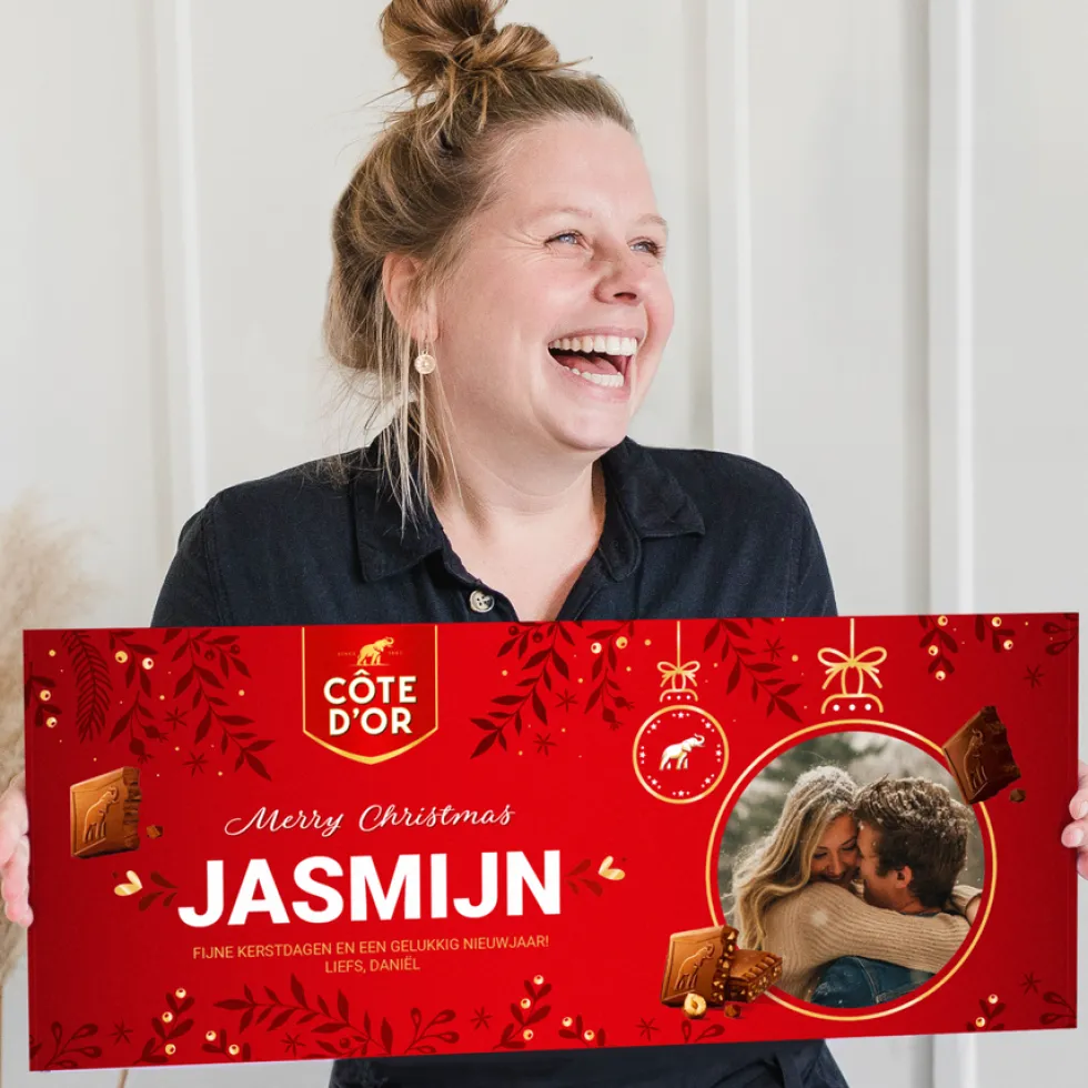 Mega Côte d'Or reep met naam en foto bedrukken